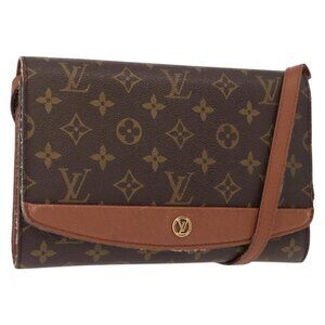 Authentic LOUIS VUITTON Monogram Bordeaux 24 Shoulder Bag M51798 LV